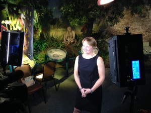 Interview for Orange County Scrapbook Show at the Orange County Regional History Center, discussing the significance of the Windover site. (April, 2014)